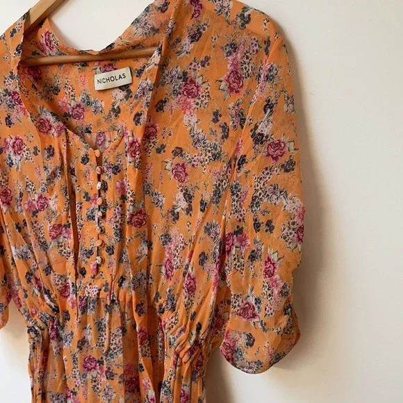 Nicholas Ruffle Mini Dress - Picture 6 of 12